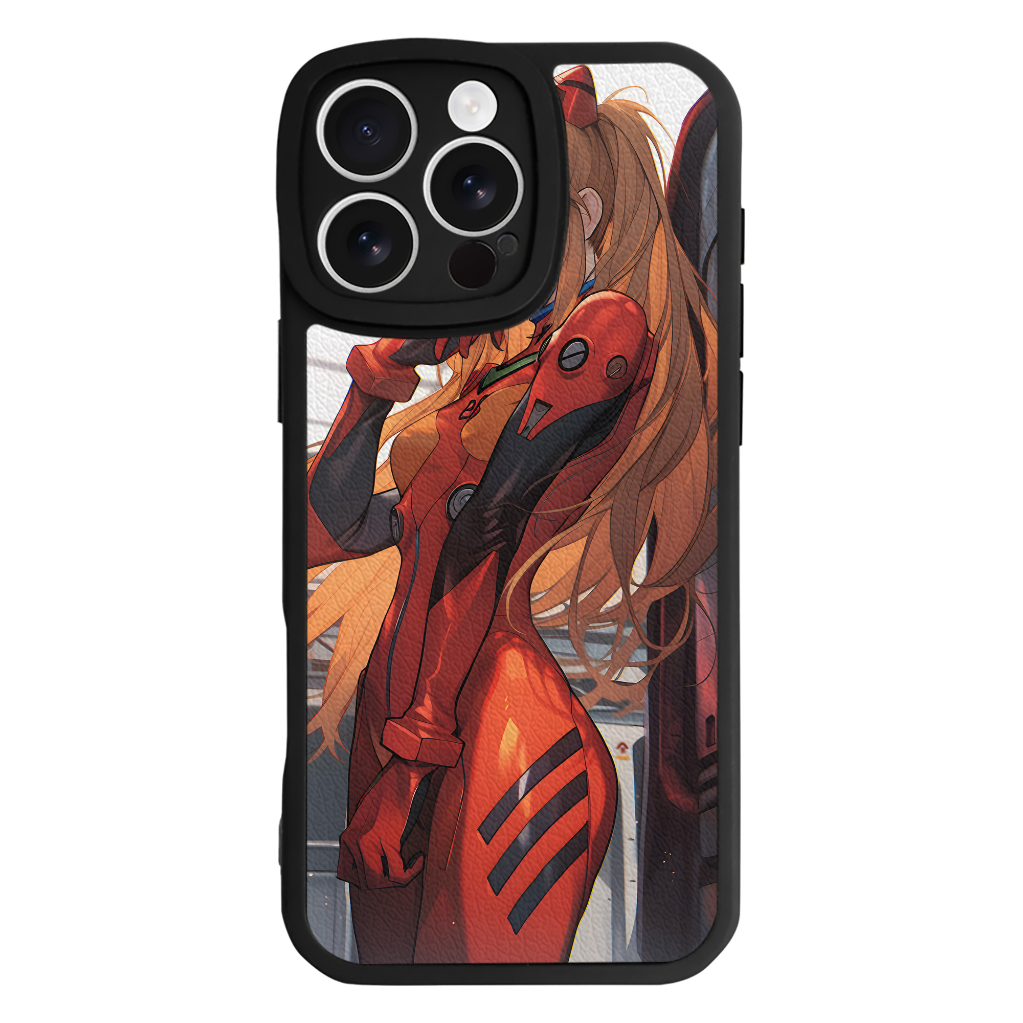 （画像用） EVA 新世紀エヴァンゲリオン 【iPhone 16シリーズ対応】シリコンスマホケース（レザー調） 材質：シリコン